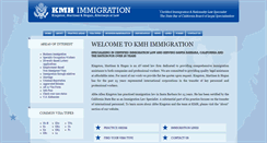 Desktop Screenshot of kmhimmigration.com